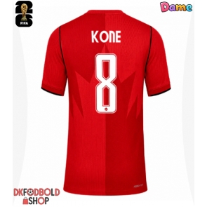 Canada Ismael Kone #8 Hjemmebanetrøje Dame VM 2026 Kort ærmer Canada Ismael Kone #8 Hjemmebanetrøje Dame VM 2026 Kort ærmer